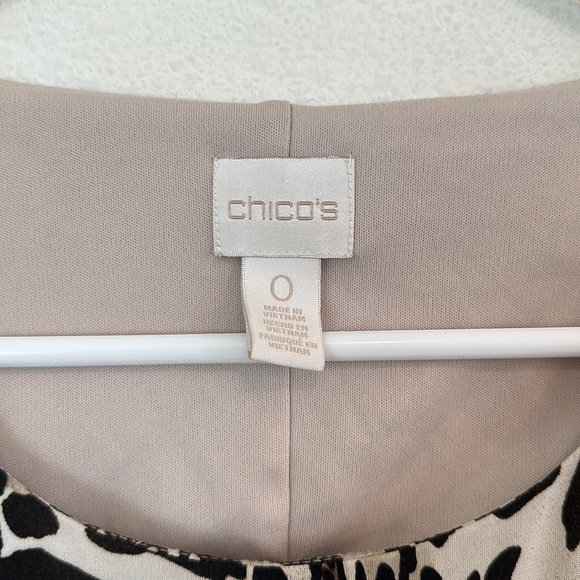 Chico’s Leopard Sleeveless Midi Dress - Picture 8 of 8